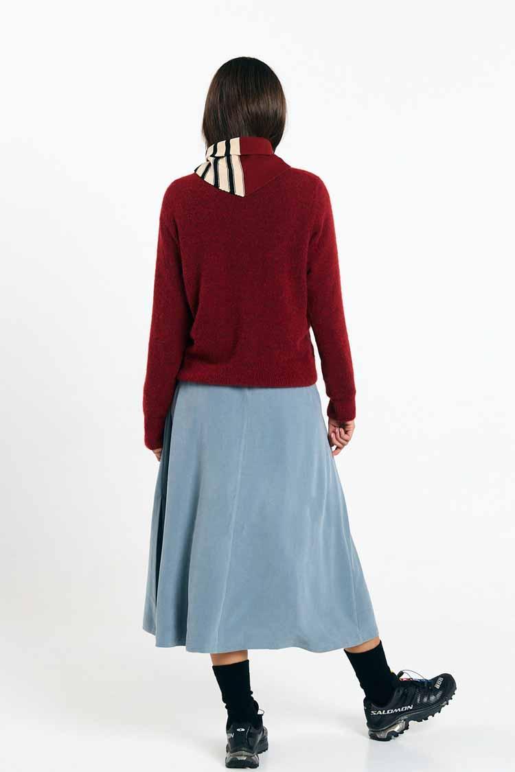 Suite13Lab Babol Jumper Brick Damen Sweater Strickpullover rotbraun